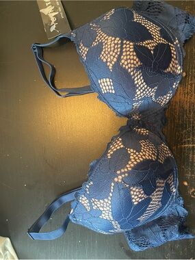 Youmita Floral Lace Push Up Bra